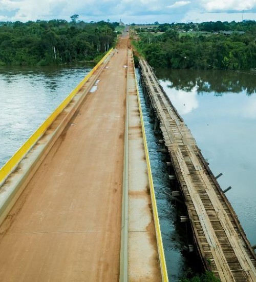 Investimento em pontes fomenta desenvolvimento regional do Estado