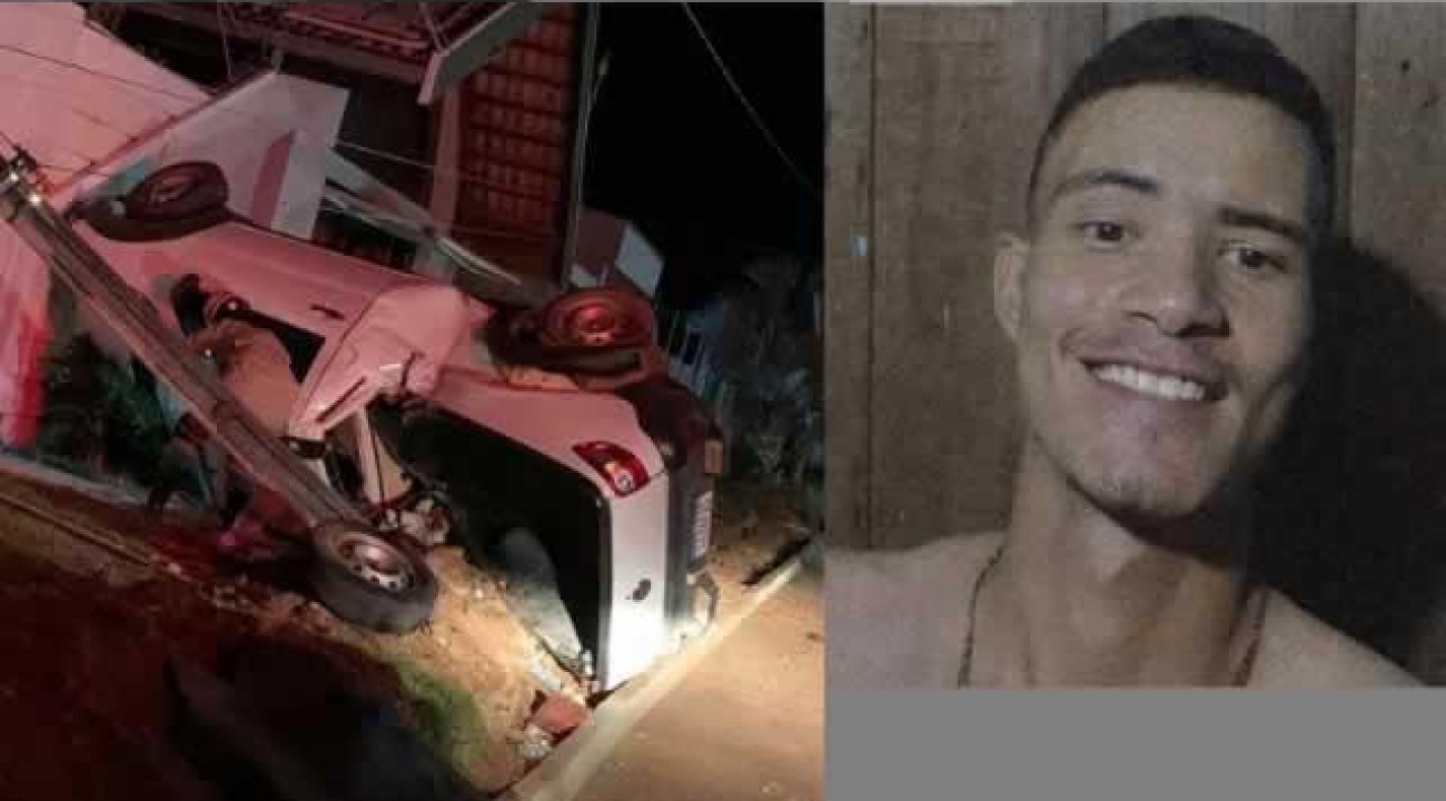 Carro capota e jovem de 19 anos morre em avenida de Guarantã.