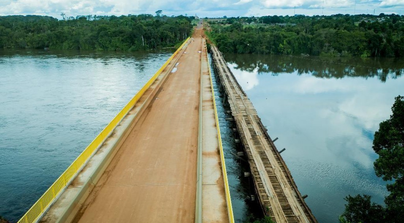 Investimento em pontes fomenta desenvolvimento regional do Estado